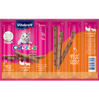 Vitakraft Cat Stick morka-jahňa 6x6g